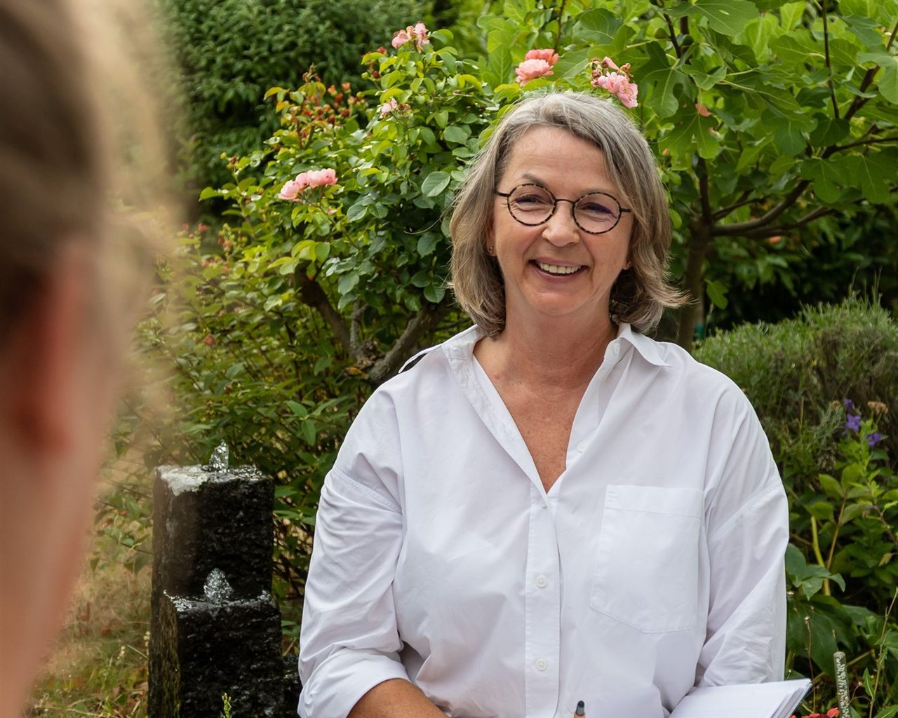 Marion Ubeda Cruz im Coaching-Gespräch mit einer Klientin
